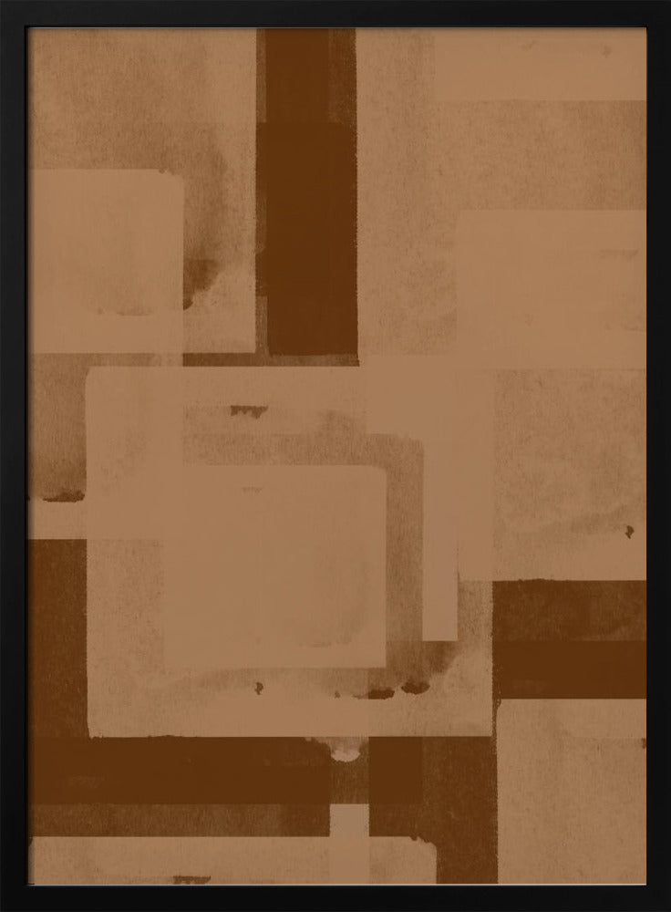 Sepia Geometric Flow | Poster