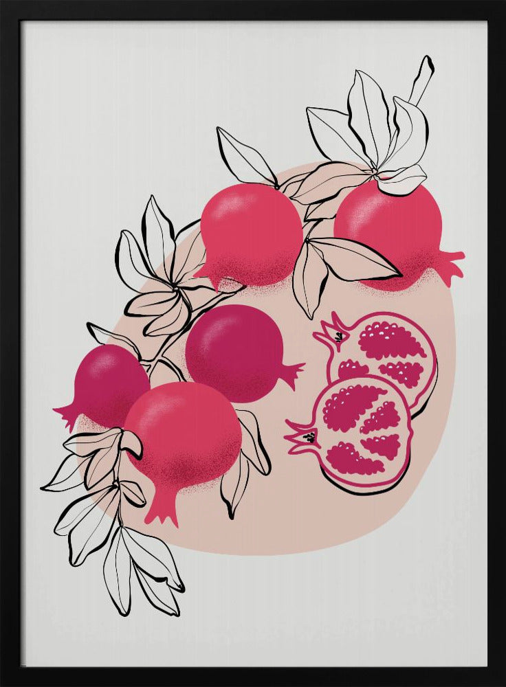 Fathia Granatäpfel | Poster