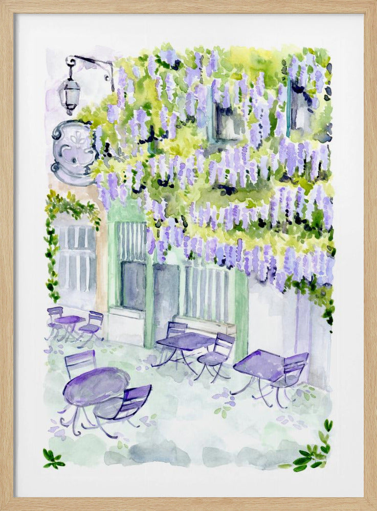Naives Pariser Café | Poster