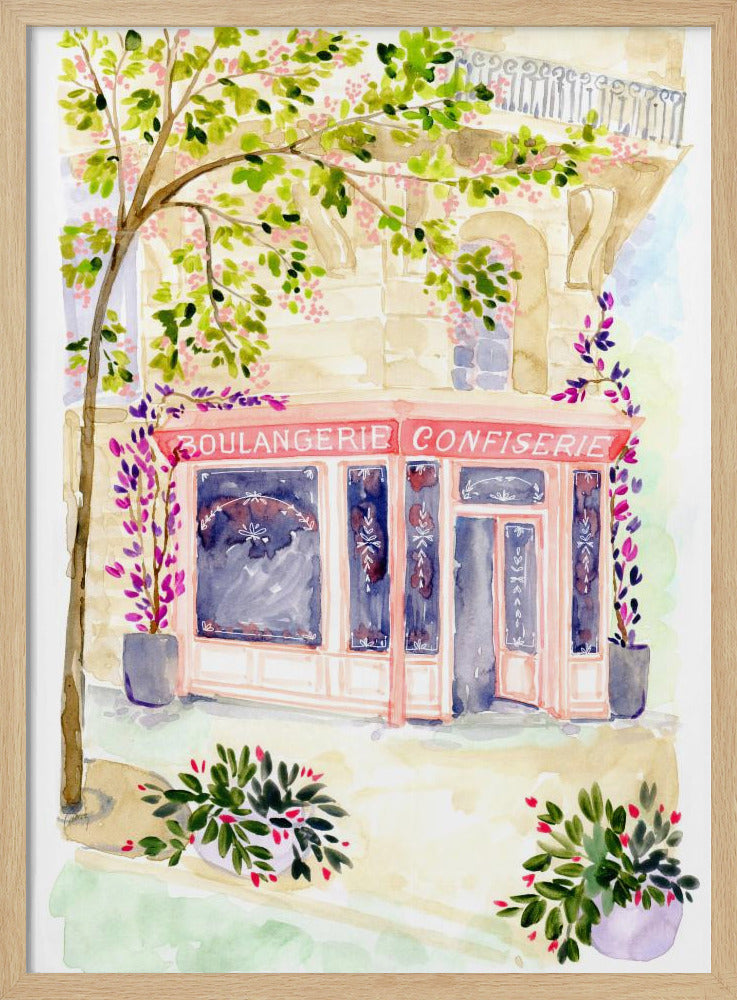 Naive Pariser Bäckerei | Poster