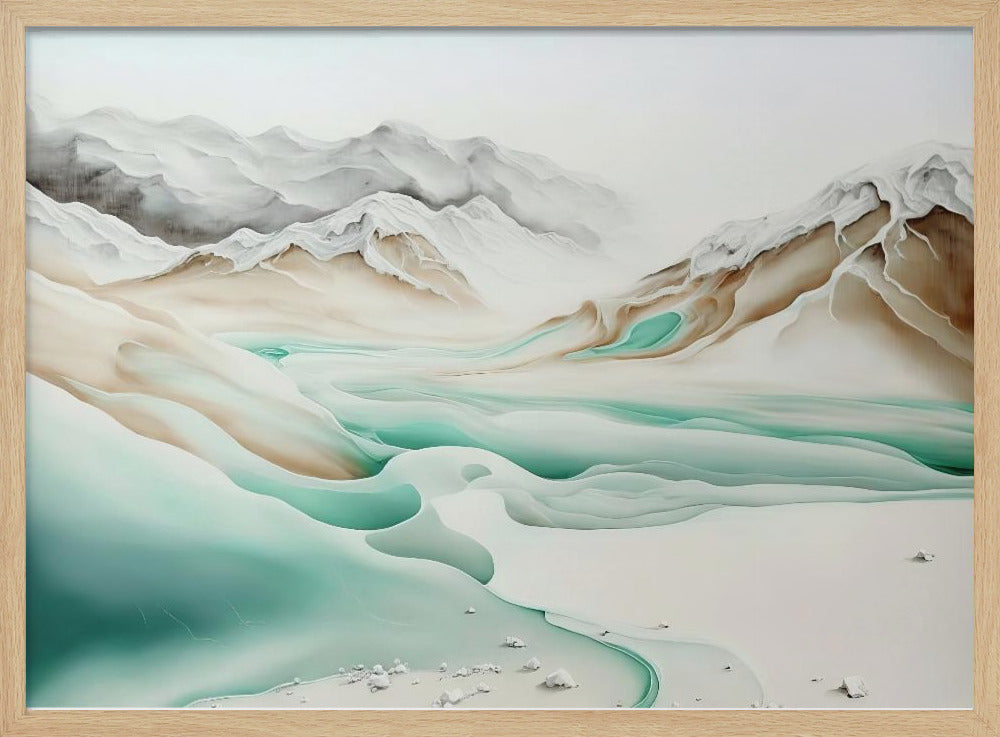 Ruhiger Alpenfluss | Poster