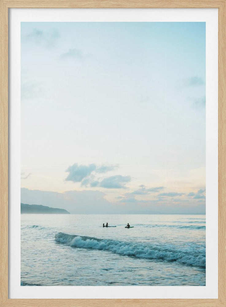Sobald dein Board das Wasser berührt | Poster