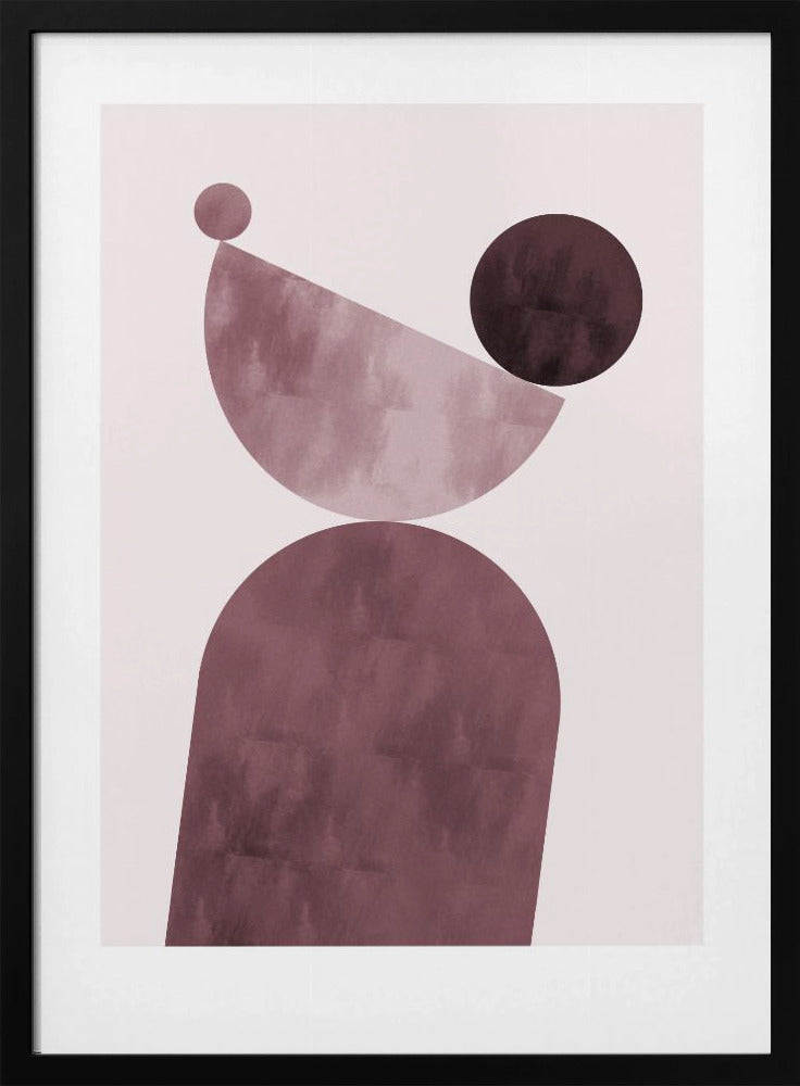 Geometrische Formen Lila | Poster