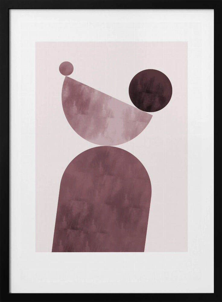 Geometrische Formen Lila | Poster