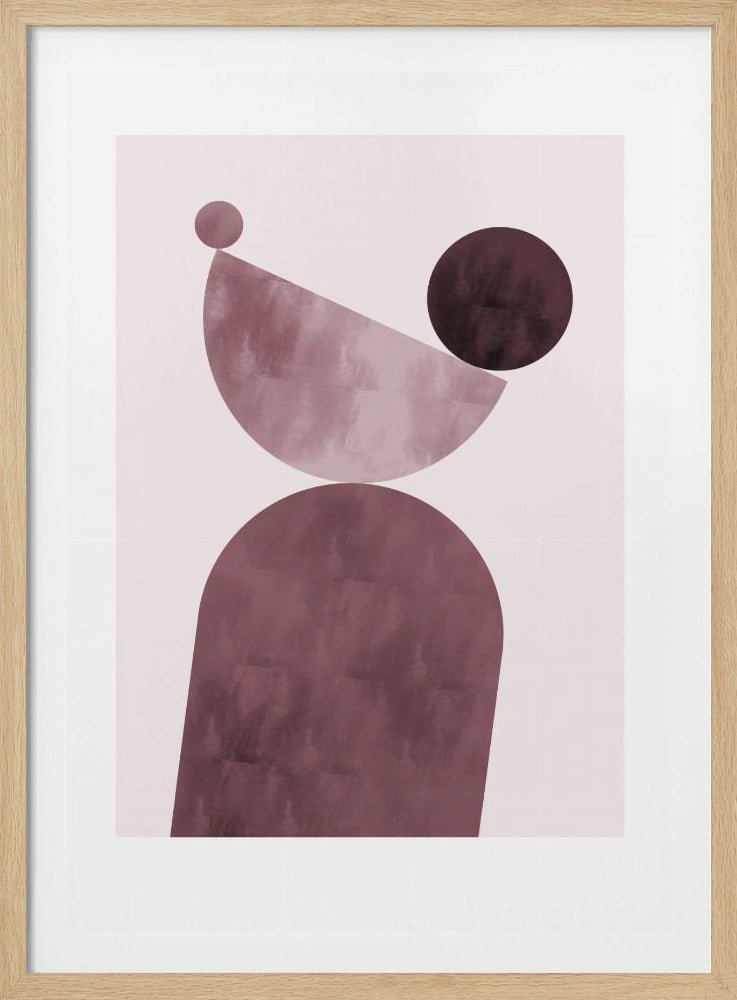 Geometrische Formen Lila | Poster