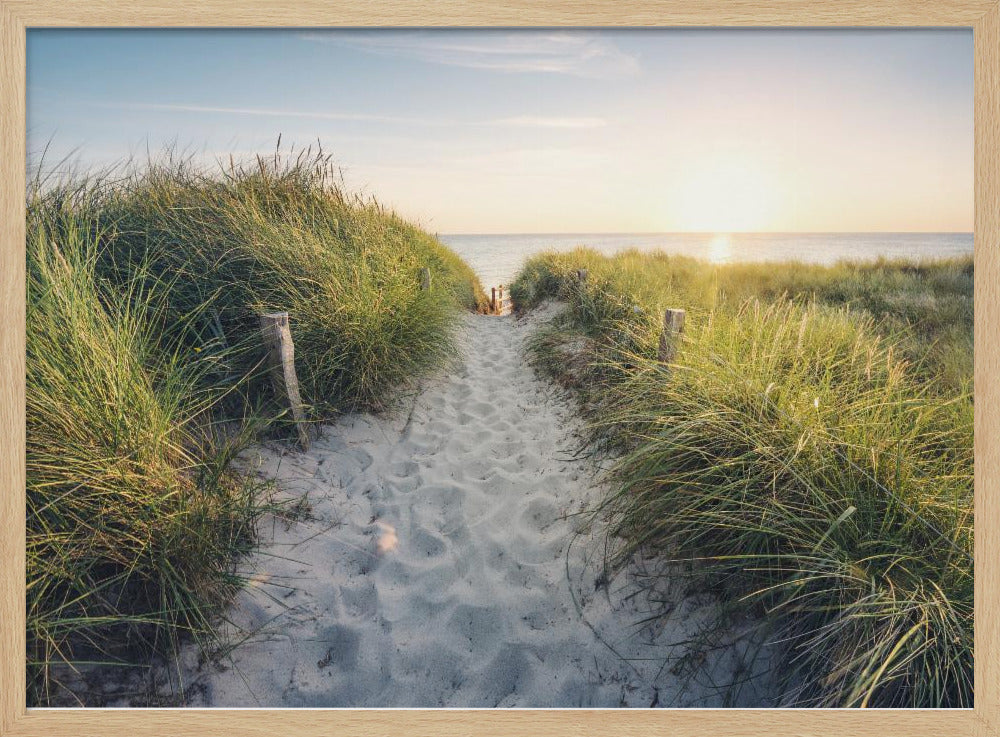 Zum Strand | Poster
