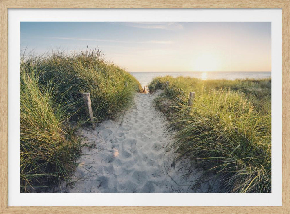 Zum Strand | Poster