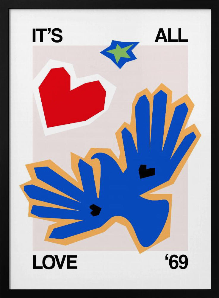 Es ist alles Liebe '69 Bird Blue | Poster