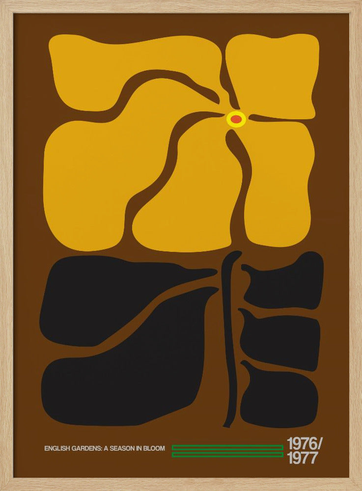 Englische Gärten Braun | Poster