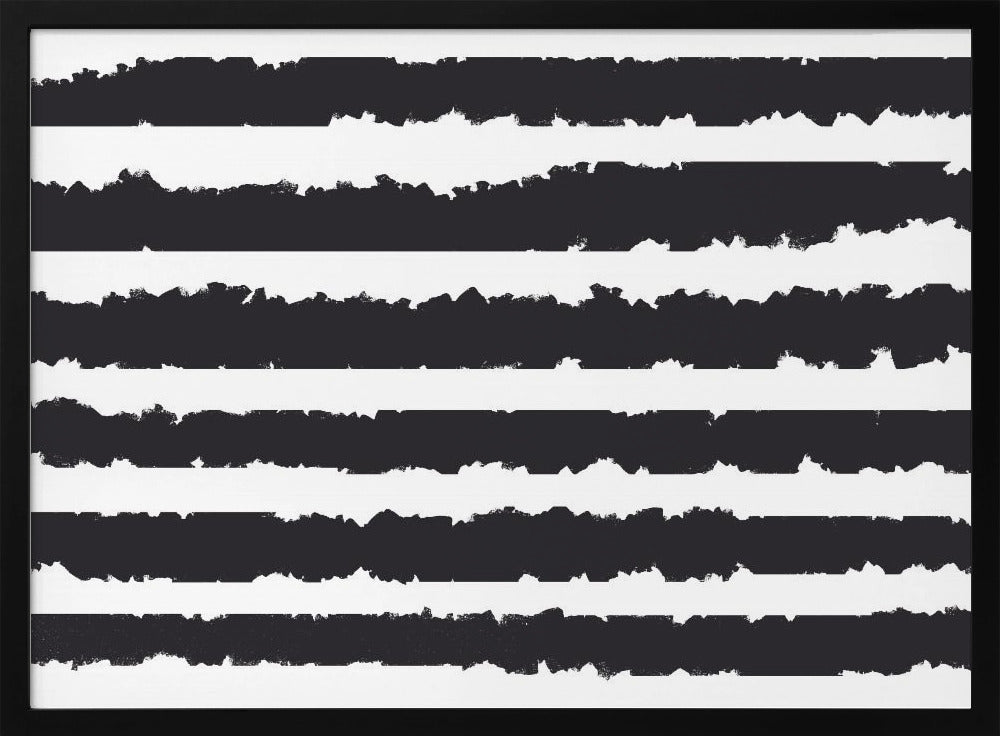 Black Lines On A White Background | Poster