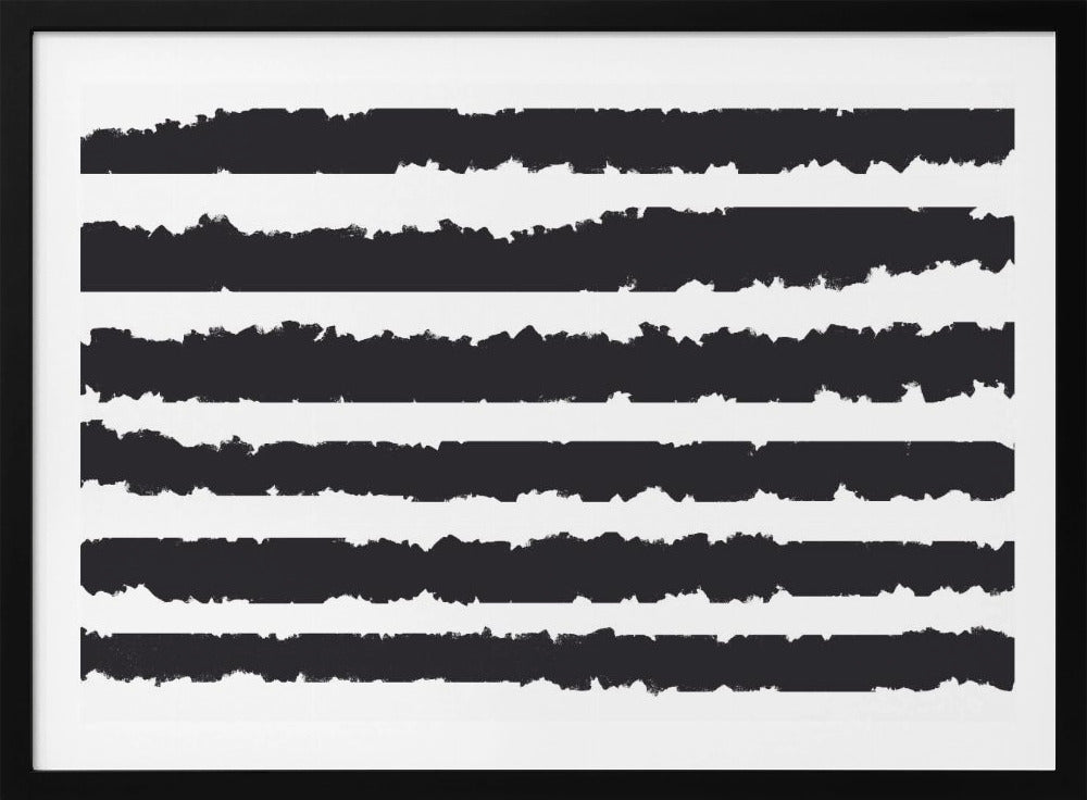 Black Lines On A White Background | Poster