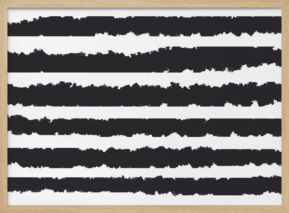 Black Lines On A White Background | Poster