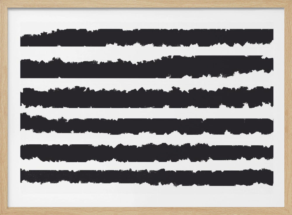 Black Lines On A White Background | Poster