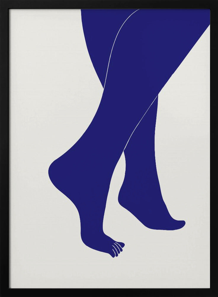Tip Toe Blau | Poster
