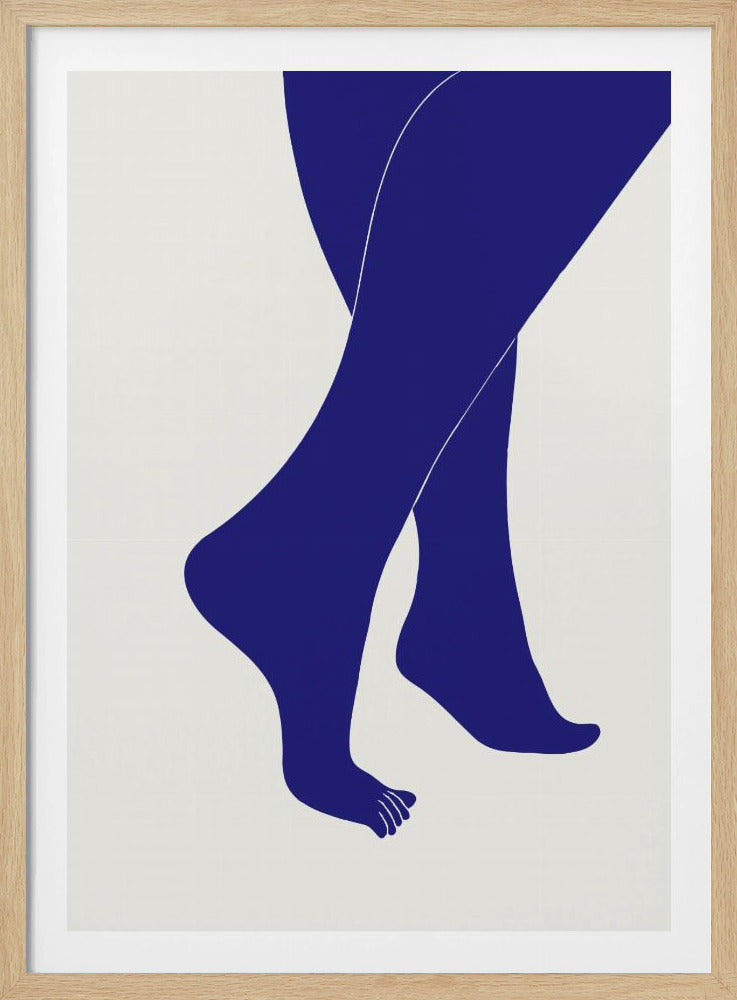 Tip Toe Blau | Poster