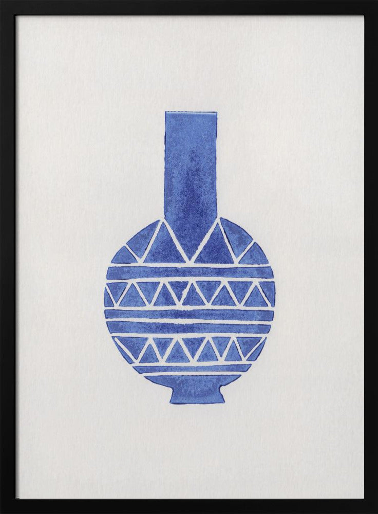 Linolschnittvase Nr. 8 | Poster
