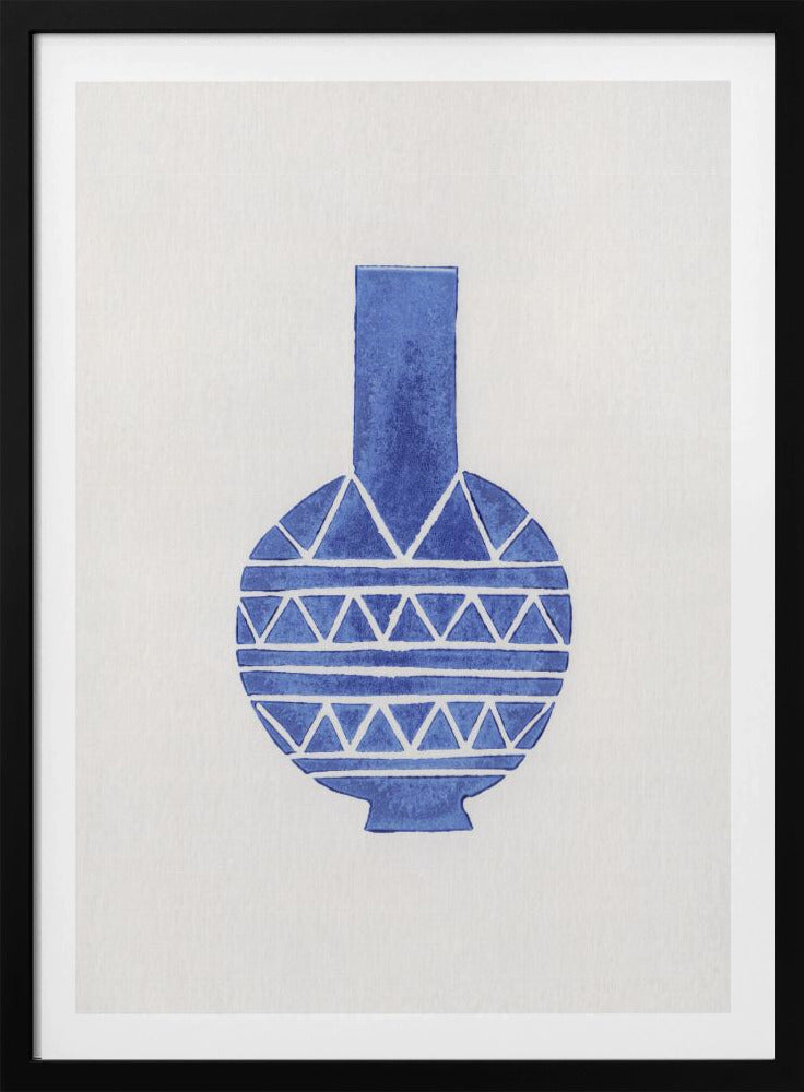 Linolschnittvase Nr. 8 | Poster