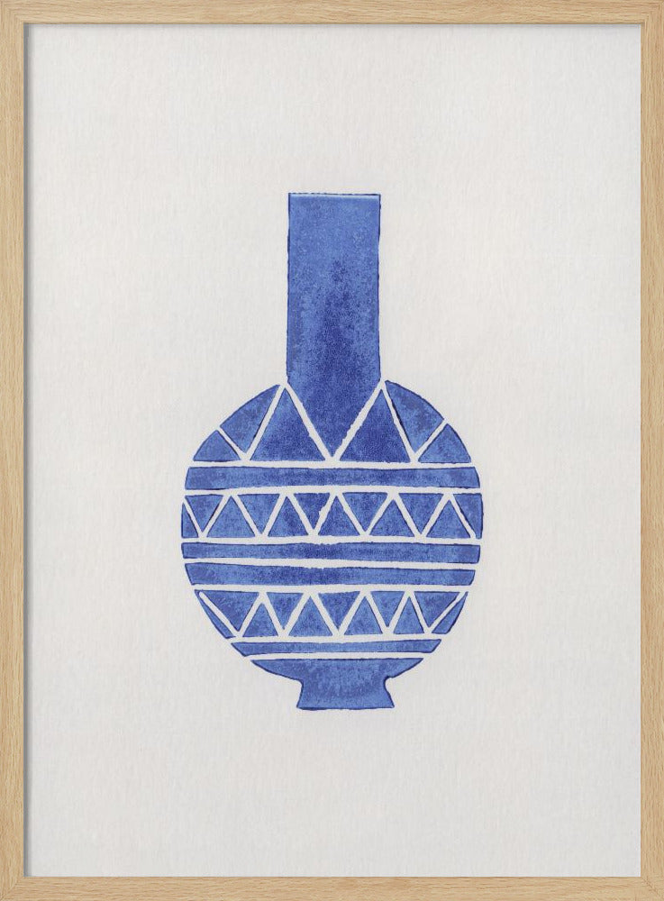 Linolschnittvase Nr. 8 | Poster