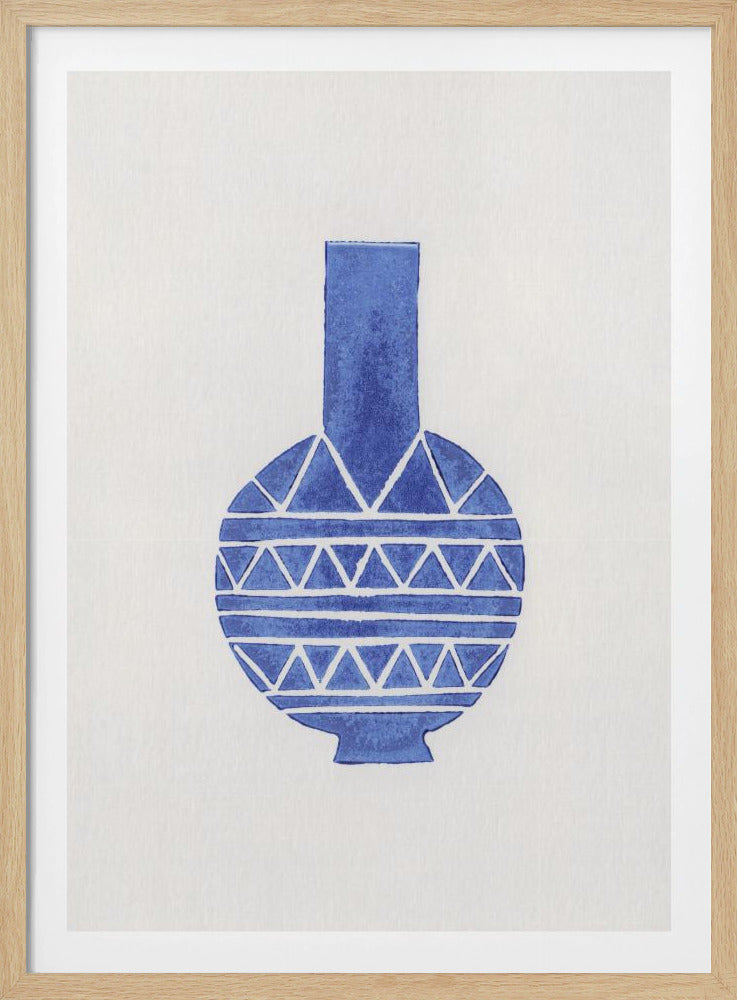 Linolschnittvase Nr. 8 | Poster