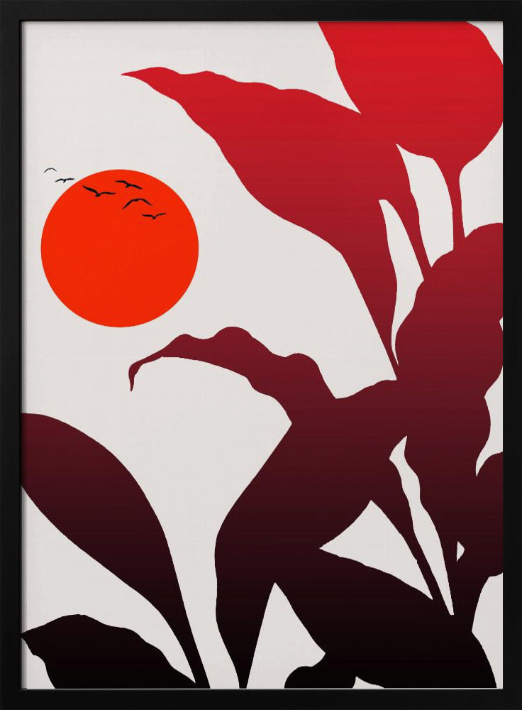 Tropischer Sonnenuntergang | Poster