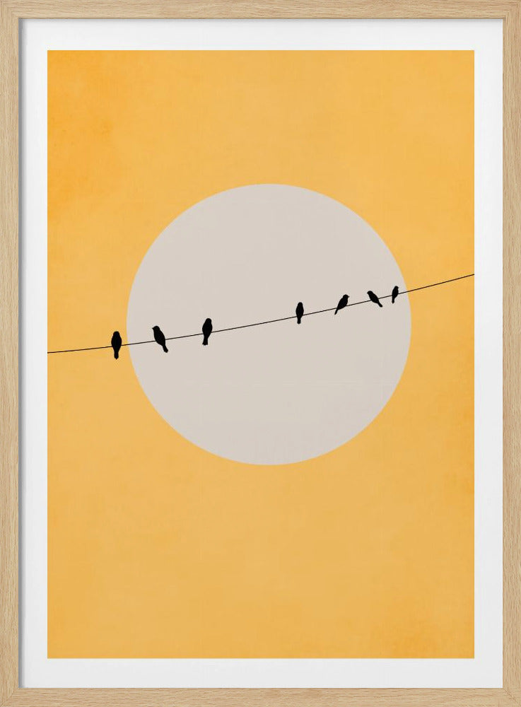 Zwitschern und Chillen | Poster