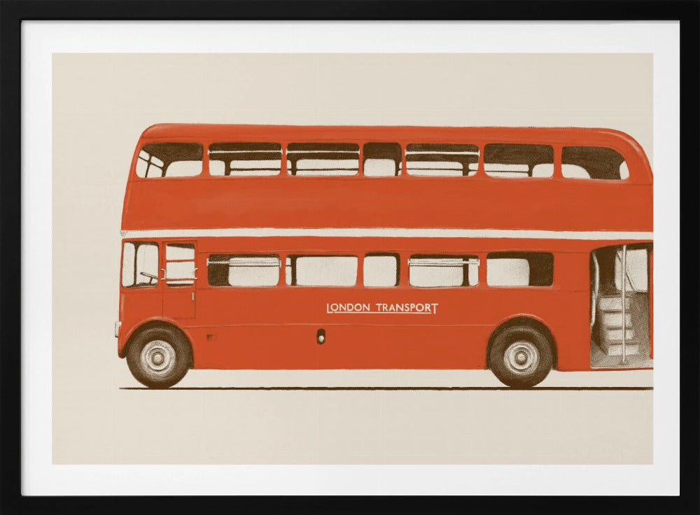 Roter englischer Bus | Poster