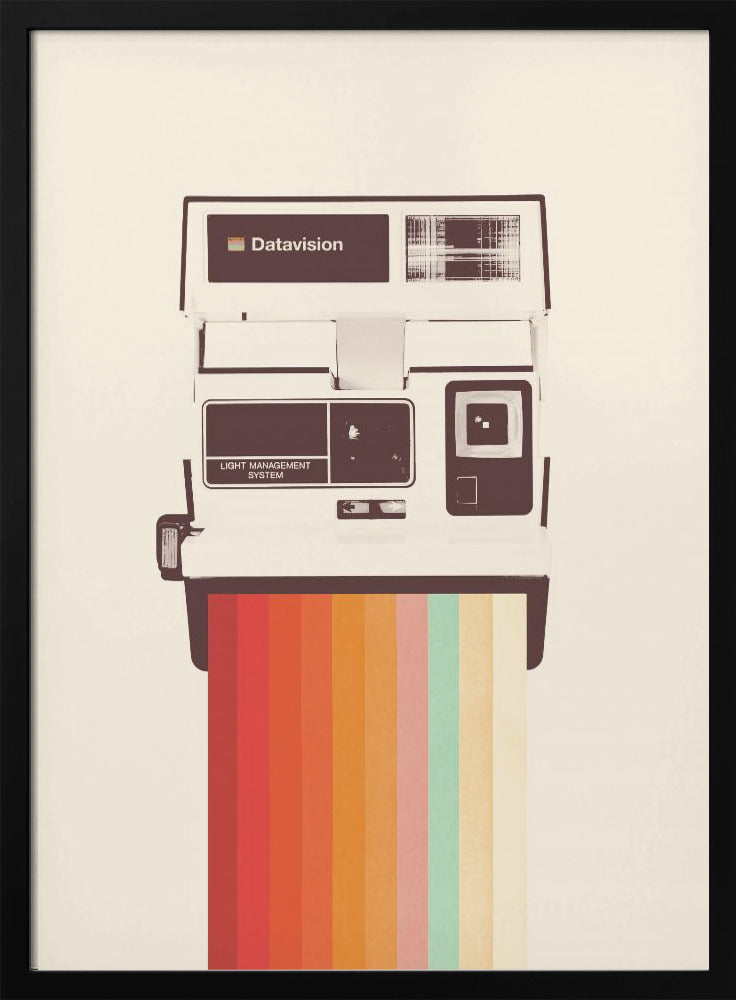 Sofortbildkamera Regenbogen | Poster