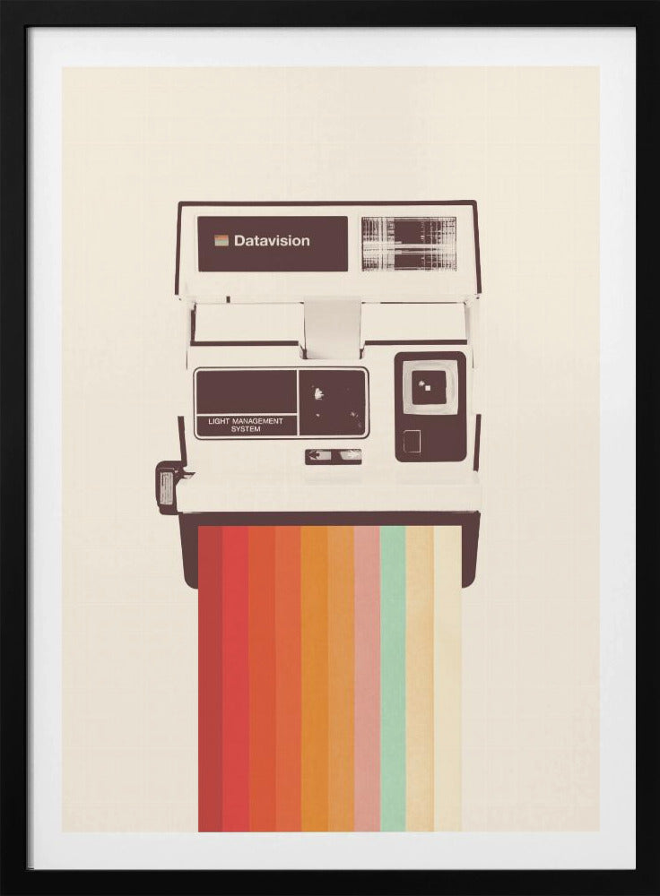 Sofortbildkamera Regenbogen | Poster