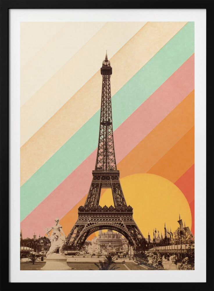 Eiffelturm Regenbogen | Poster