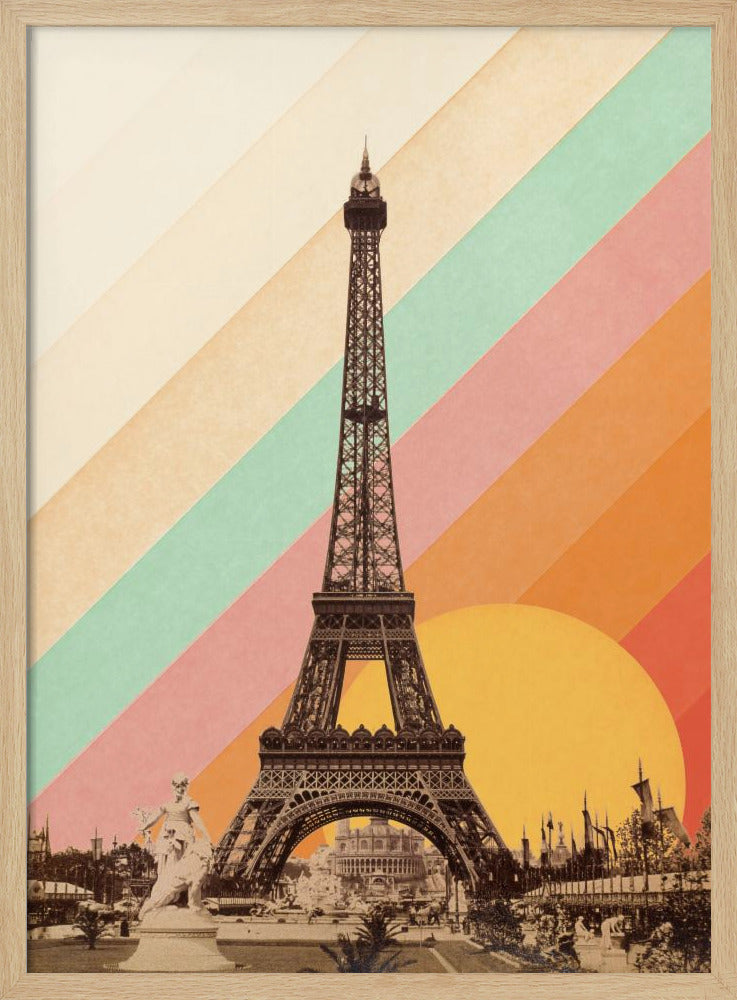 Eiffelturm Regenbogen | Poster