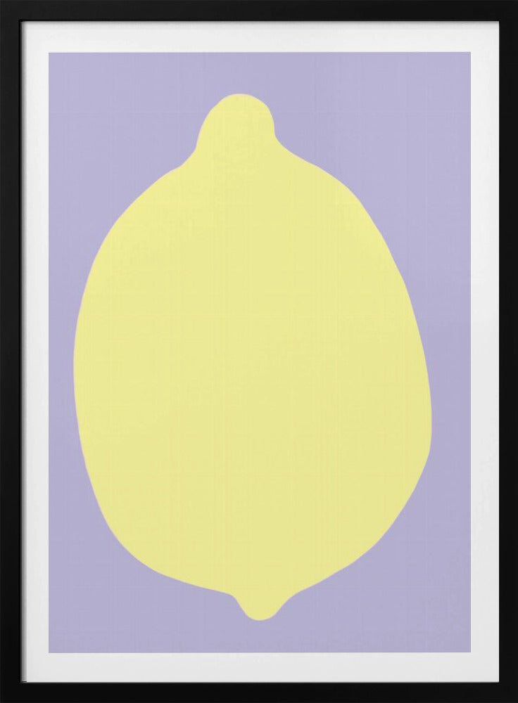 Zitrone auf Lavendel | Poster