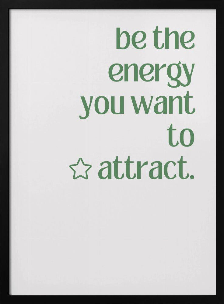 Nur positive Vibes | Poster