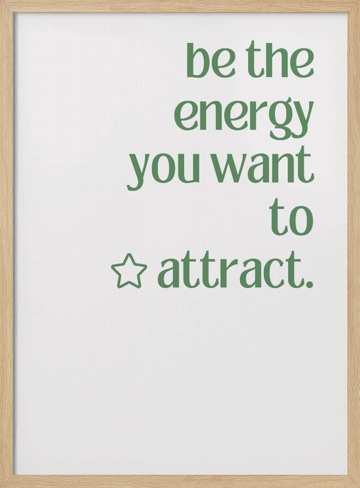 Nur positive Vibes | Poster