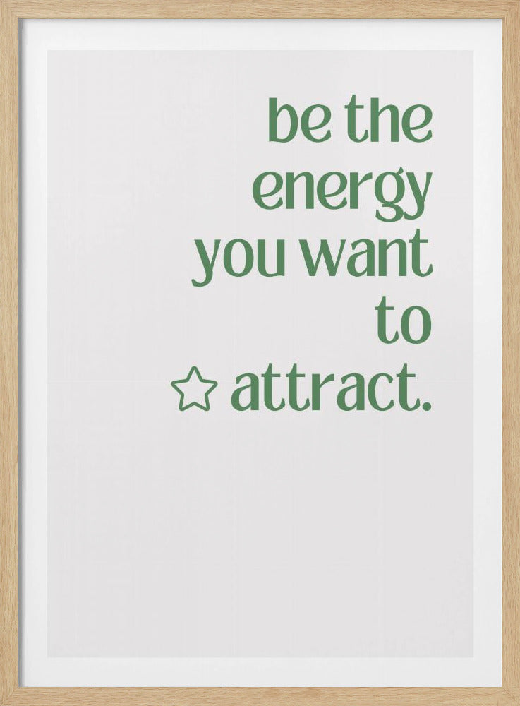 Nur positive Vibes | Poster