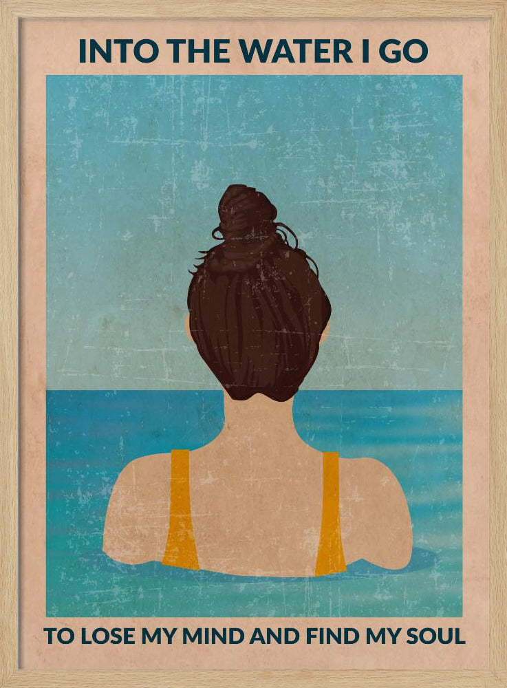 Ins Wasser (brünett) | Poster