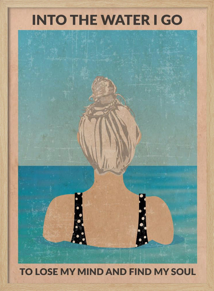 Ins Wasser (silber) | Poster