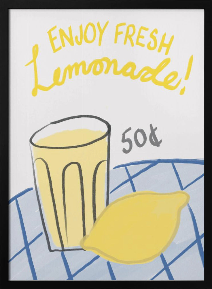 Erfrischendes Schlückchen-Angebot | Poster