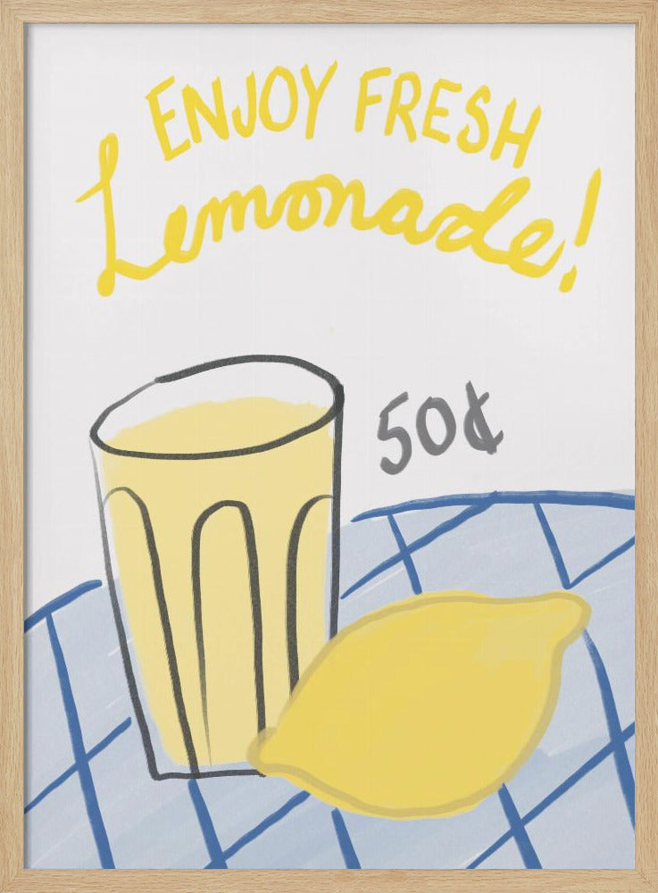 Erfrischendes Schlückchen-Angebot | Poster