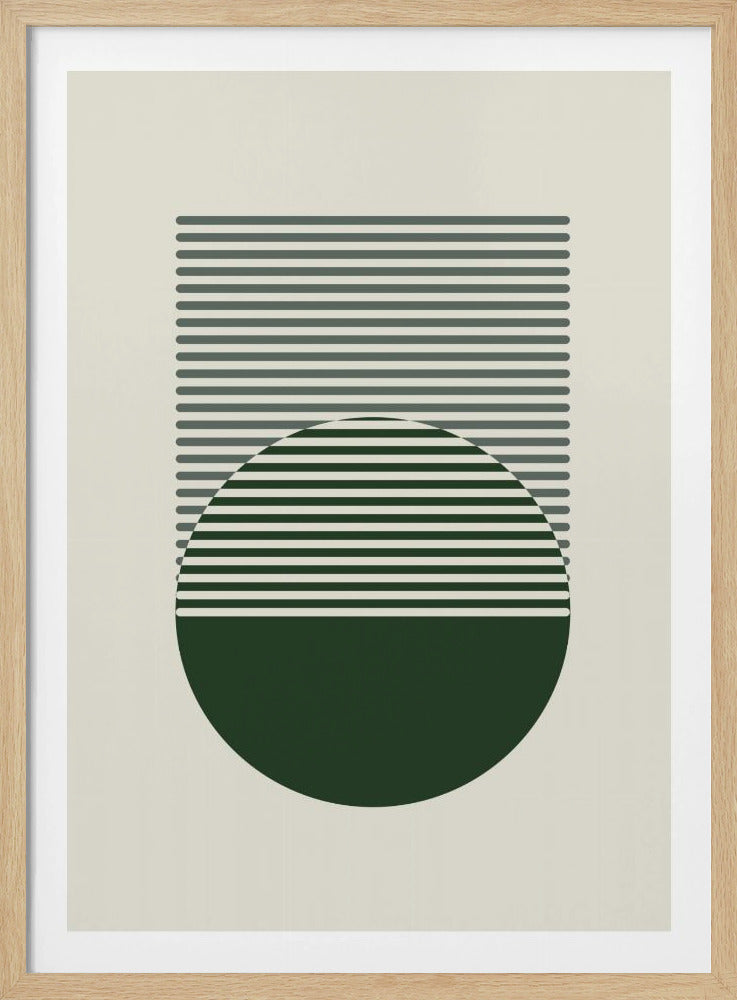 Minimale abstrakte Kreise I | Poster
