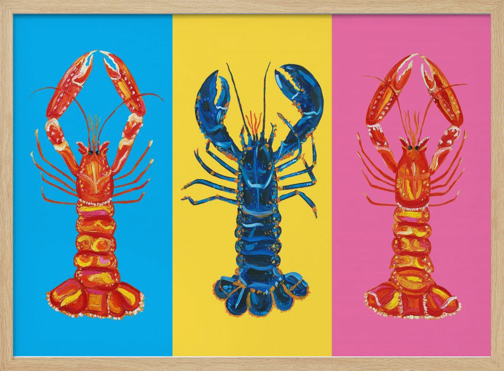 Hummer-Langustinen-Pop-Art | Poster