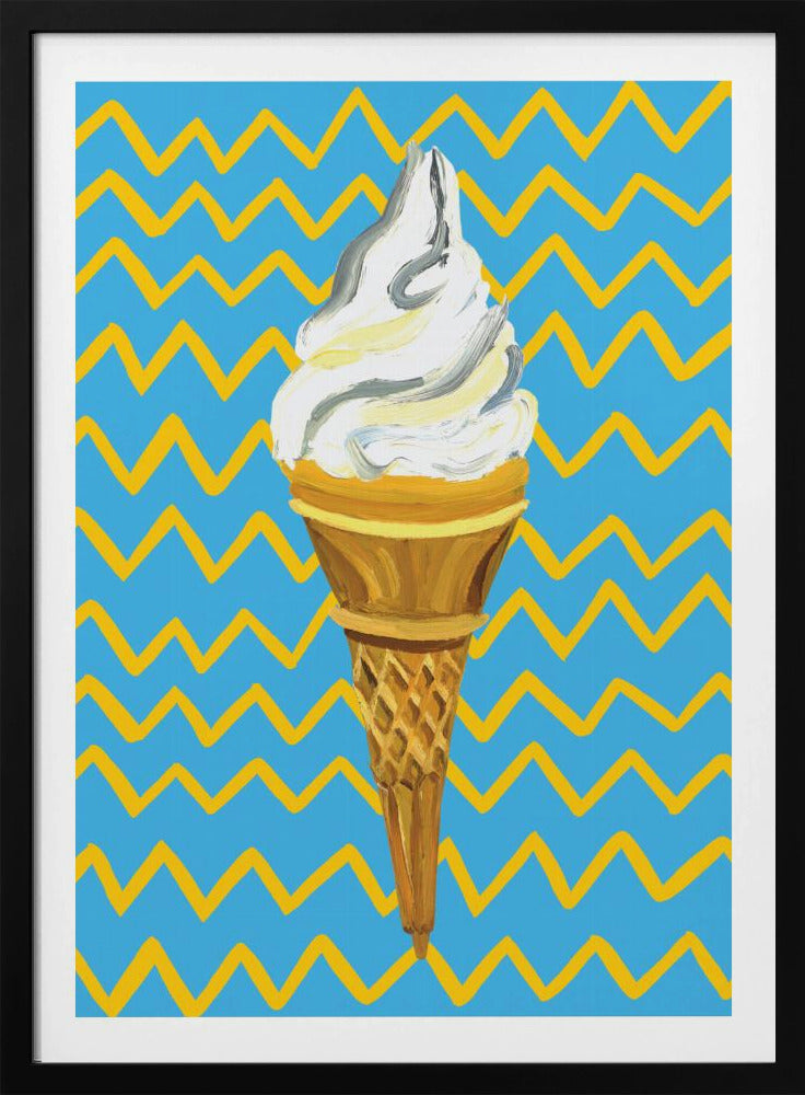 Eiscreme Blau | Poster