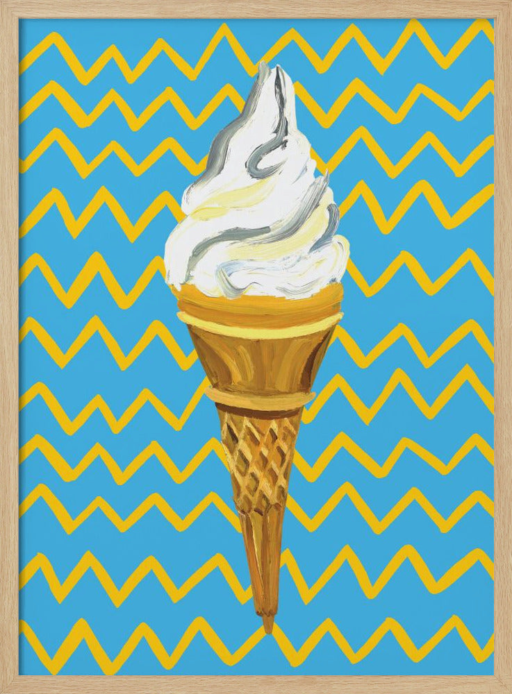 Eiscreme Blau | Poster