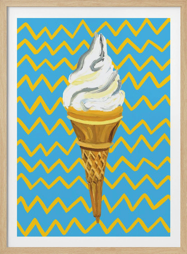 Eiscreme Blau | Poster