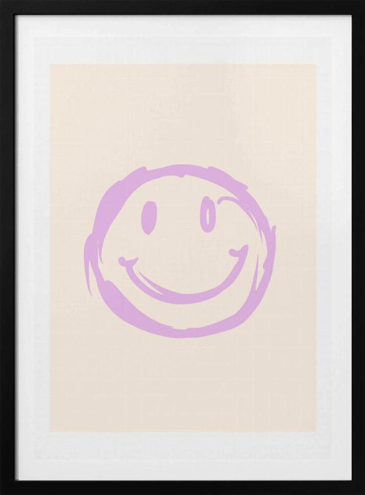 Purple Smiley | Poster