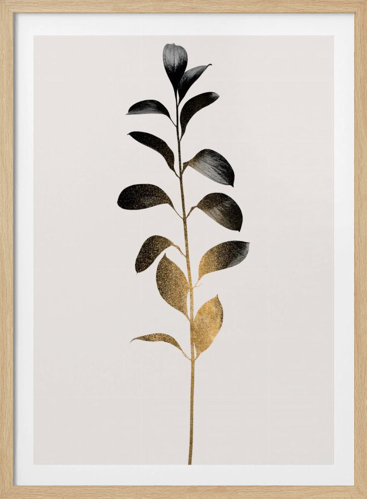 Monochromatica No.9   Dark Gold | Poster
