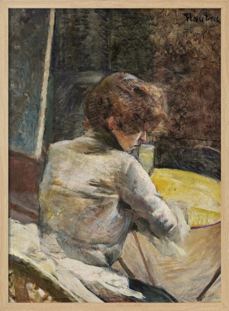 Warten (ca. 1887) | Poster
