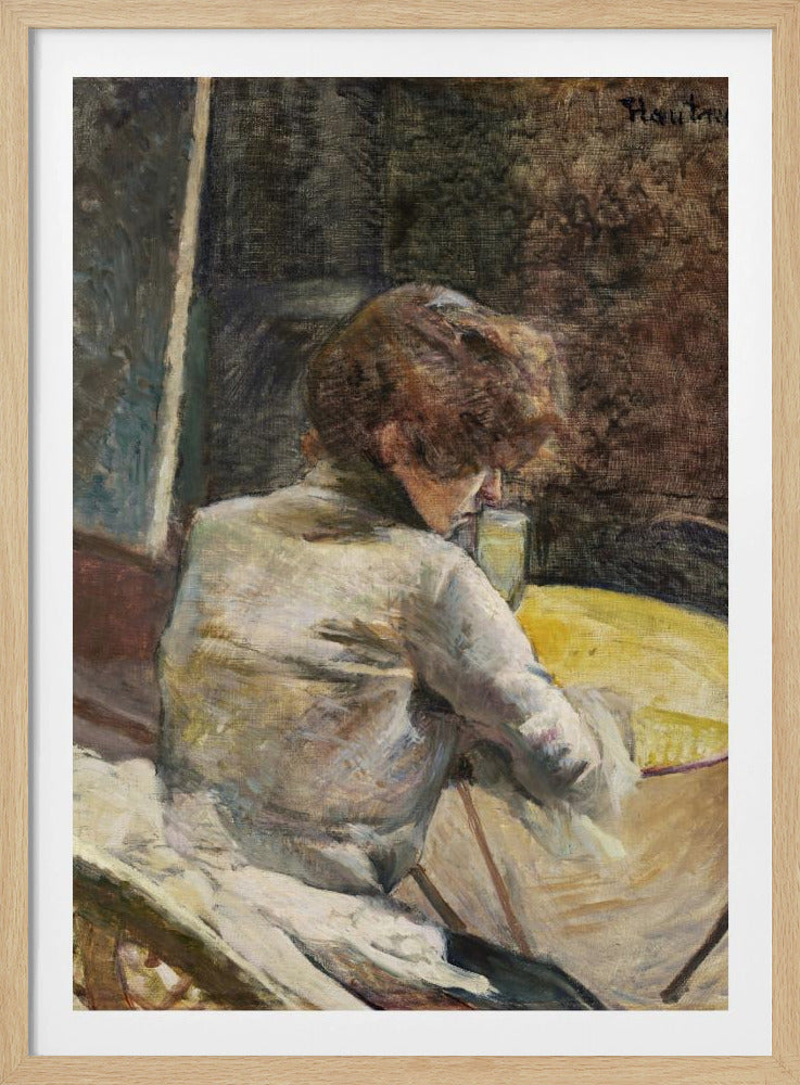Warten (ca. 1887) | Poster