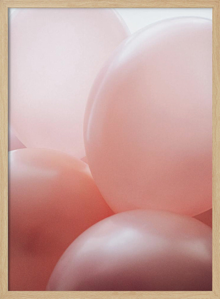 Soft Pink Balloons | Poster