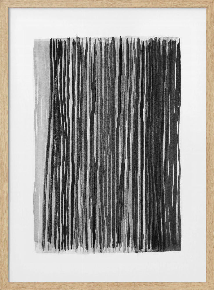 Monochrome Streifen | Poster