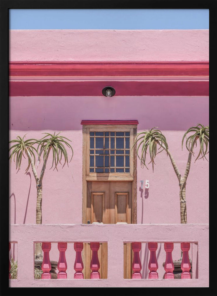 Pfirsichfarbene Fassade | Poster
